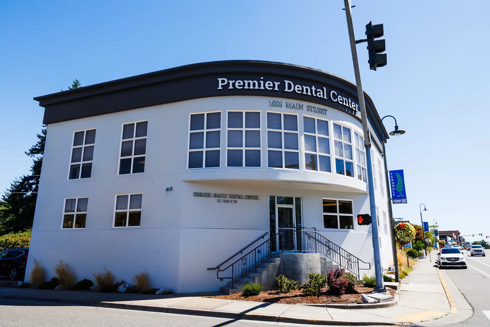 Exterior of Premier Dental Center in Ferndale, Washington for new patients